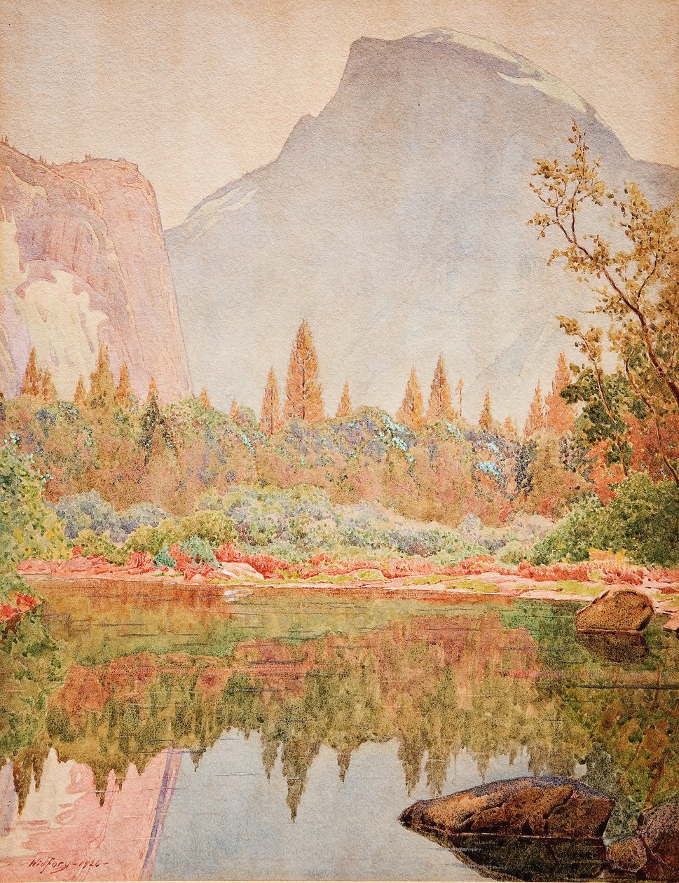 Yarım Kubbe, Yosemite by Gunnar Widforss