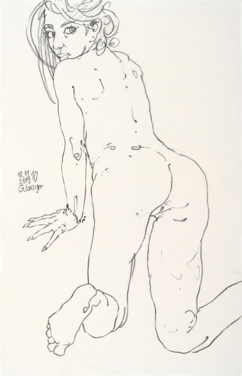 Diz çökme eylemi, Holdes özü by Gunter Langer