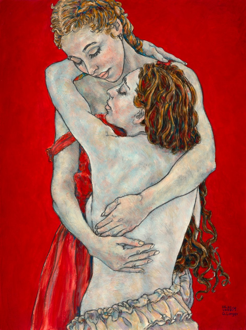 anne ve kızı by Gunter Langer