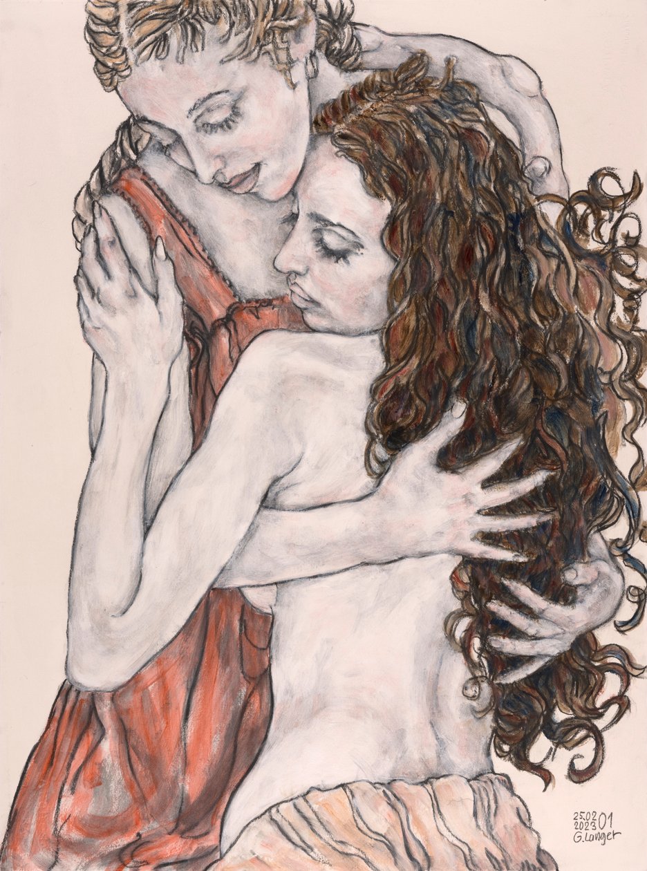 anne ve kızı by Gunter Langer