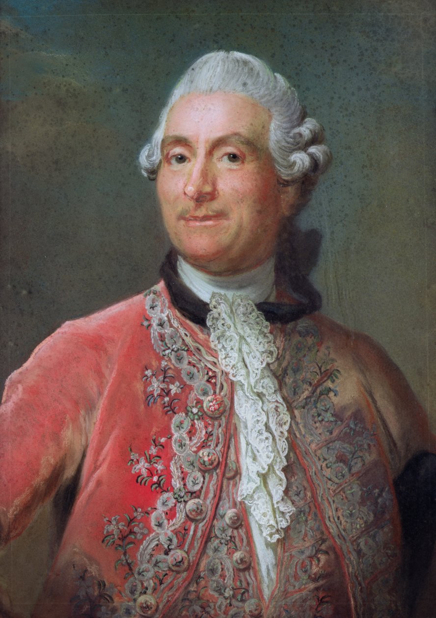 Charles Gravier (1719-87) Vergennes Kontu, 1771-74 (kağıt üzerinde pastel) by Gustaf Lundberg