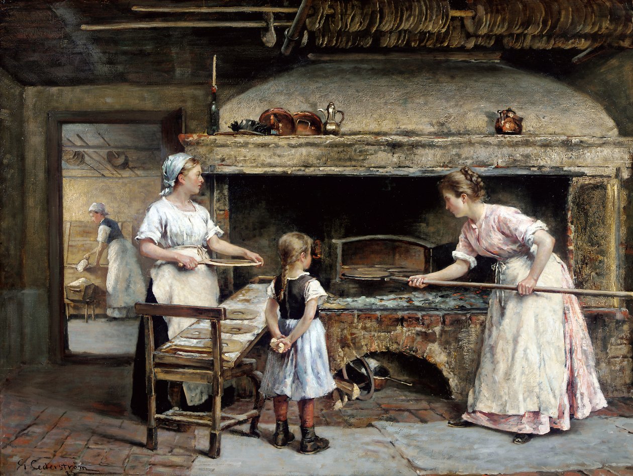 Bir Fırının İçinde by Gustaf Olaf Cederstrom