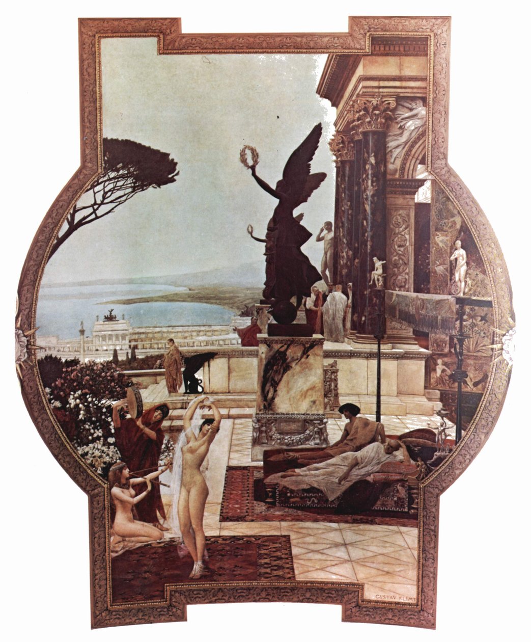 Taormina Tiyatrosu by Gustav Klimt