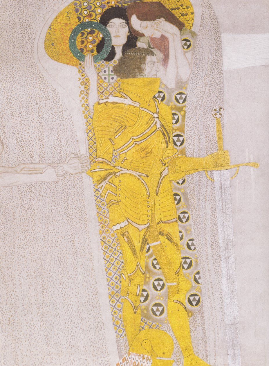 İyi silahlanmış güçlü adam.jpeg by Gustav Klimt