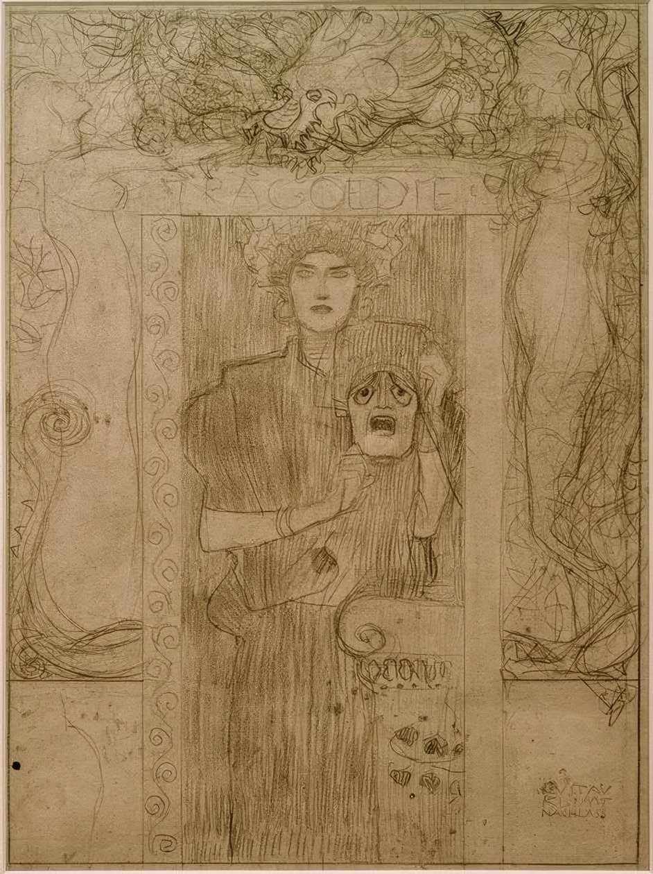 Trajedi by Gustav Klimt