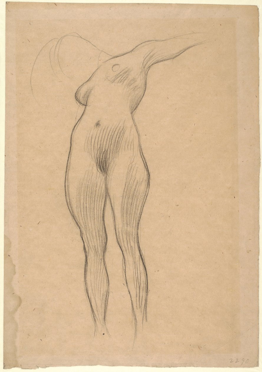 Kolunu Uzanmış Yüzen Kadın (Tıp Araştırması), 1900-1901 by Gustav Klimt