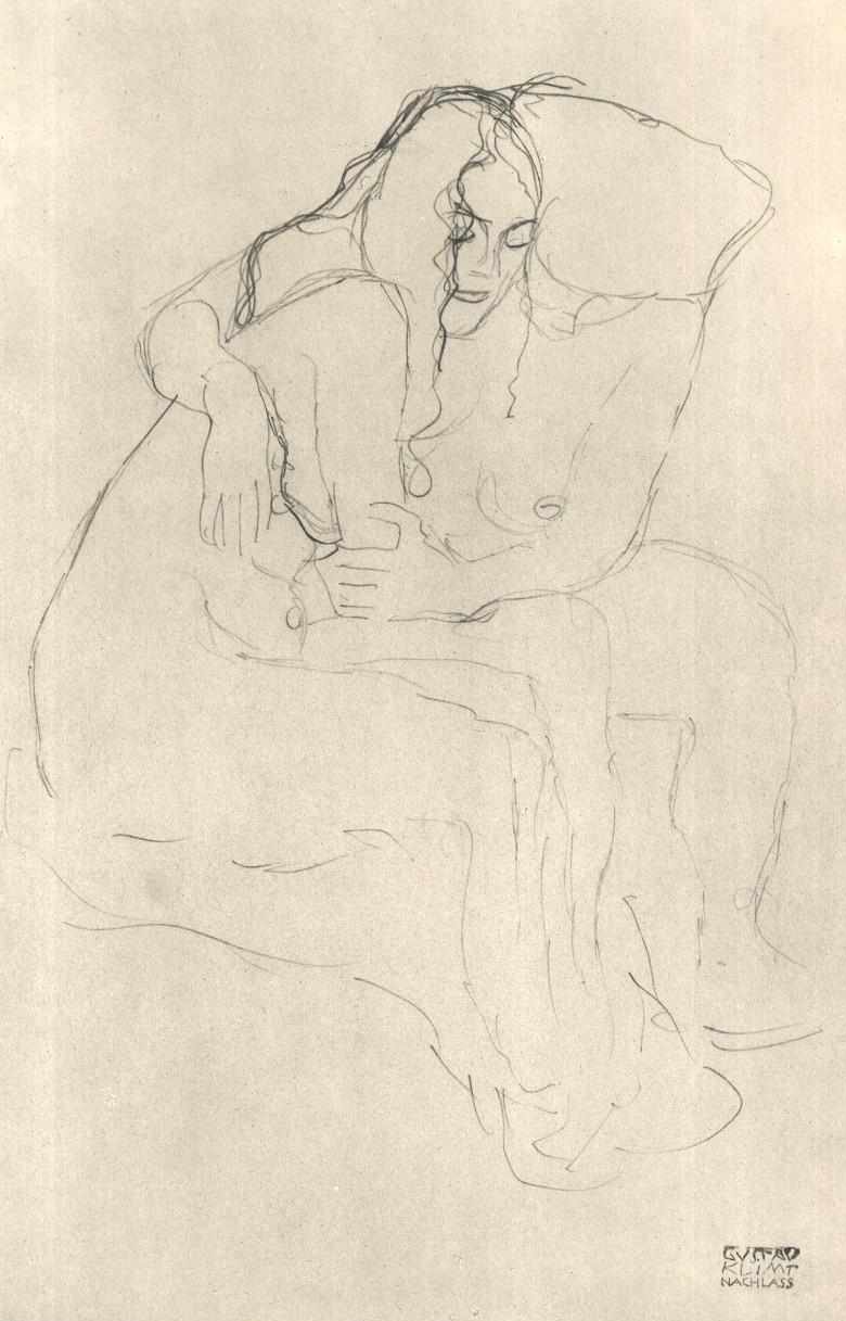 kız arkadaşlar by Gustav Klimt