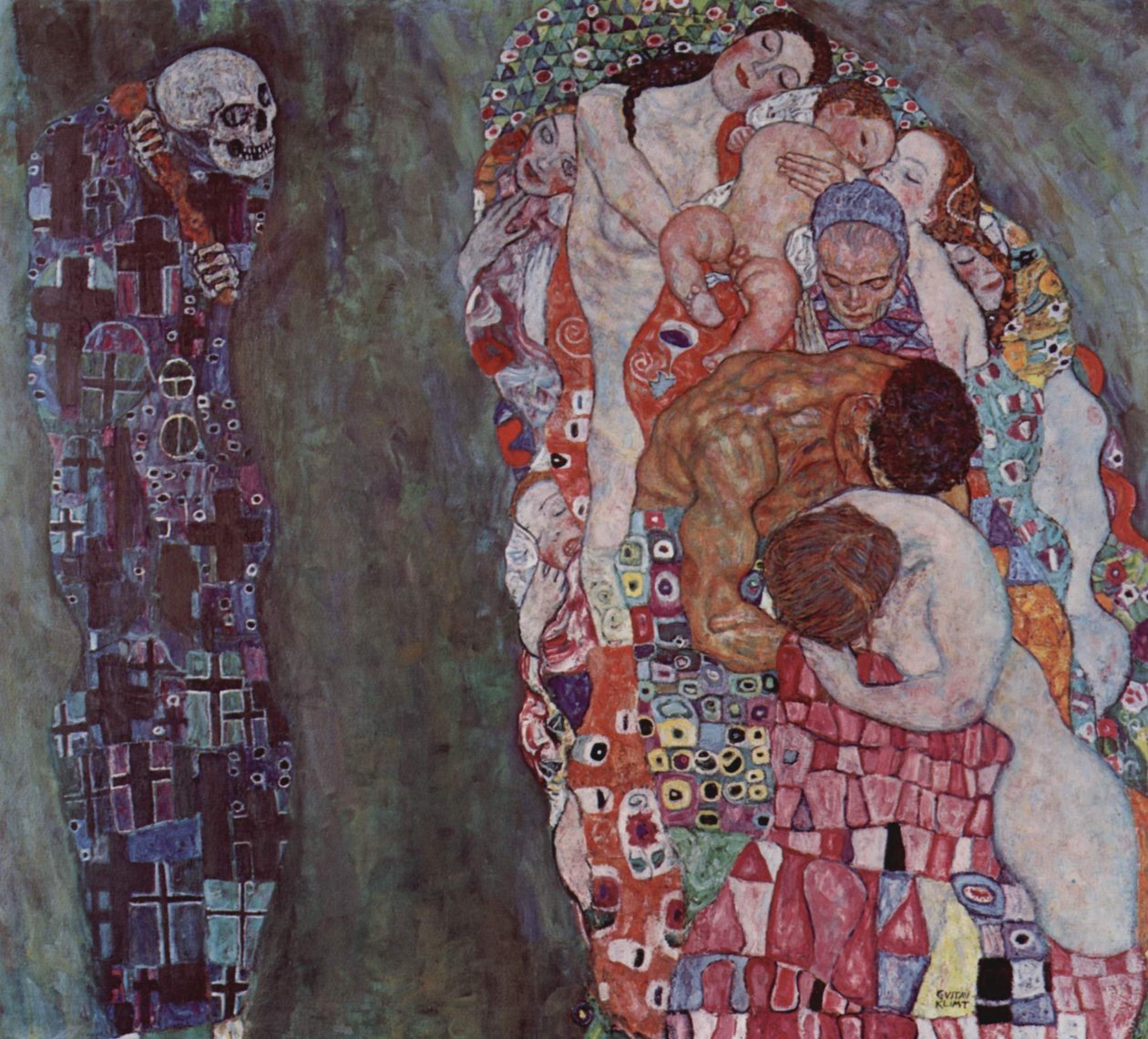 yaşam ve ölüm by Gustav Klimt