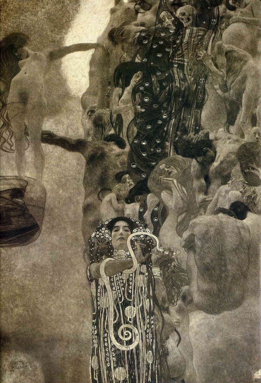 Tıbbın son hali by Gustav Klimt