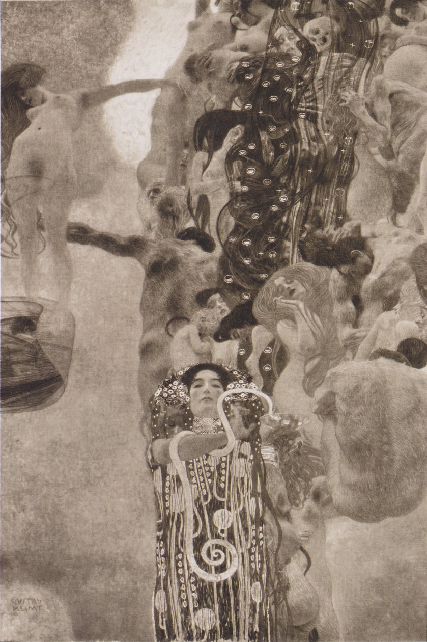 Tıp 1901-1907 by Gustav Klimt