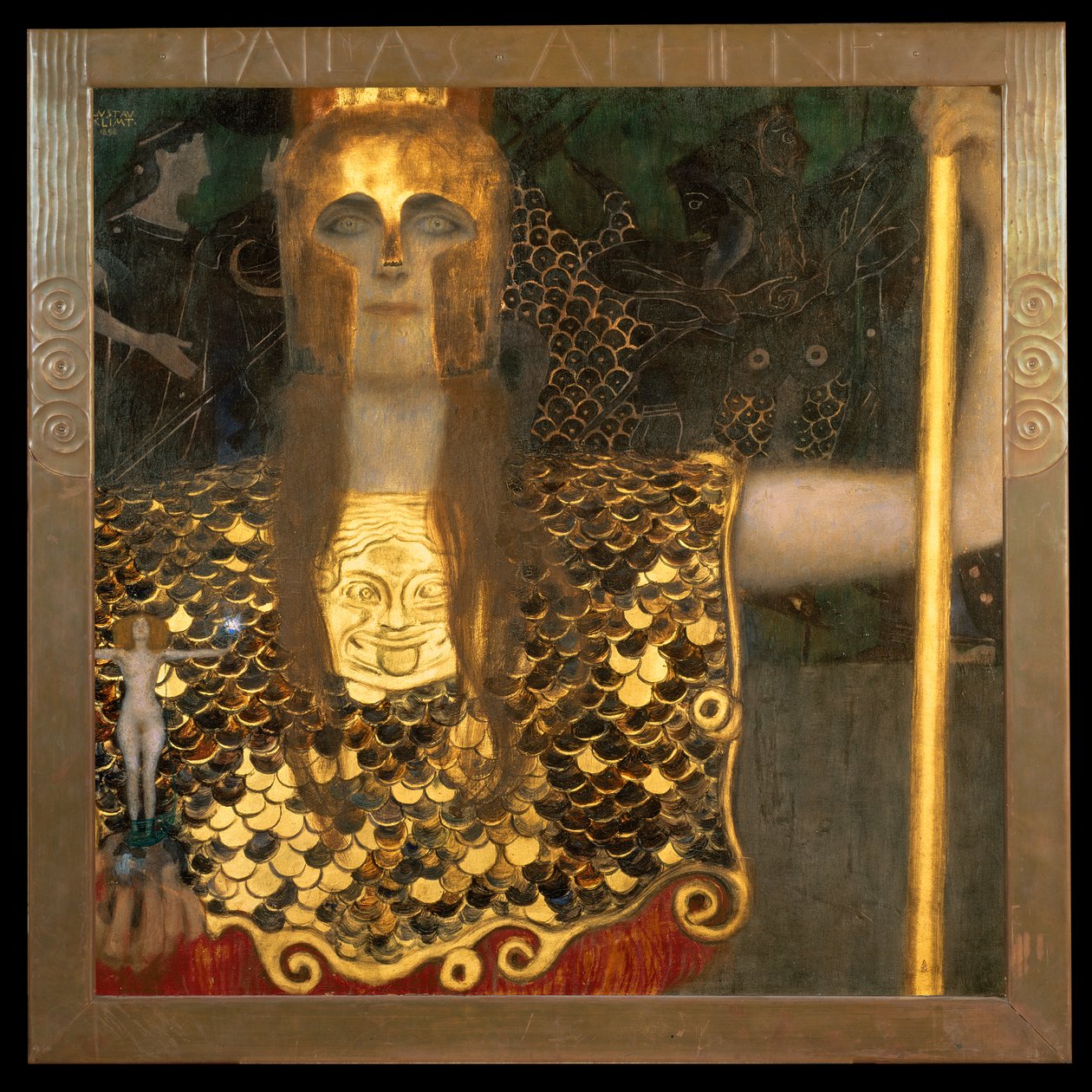 Minerva veya Pallas Athena, 1898 by Gustav Klimt