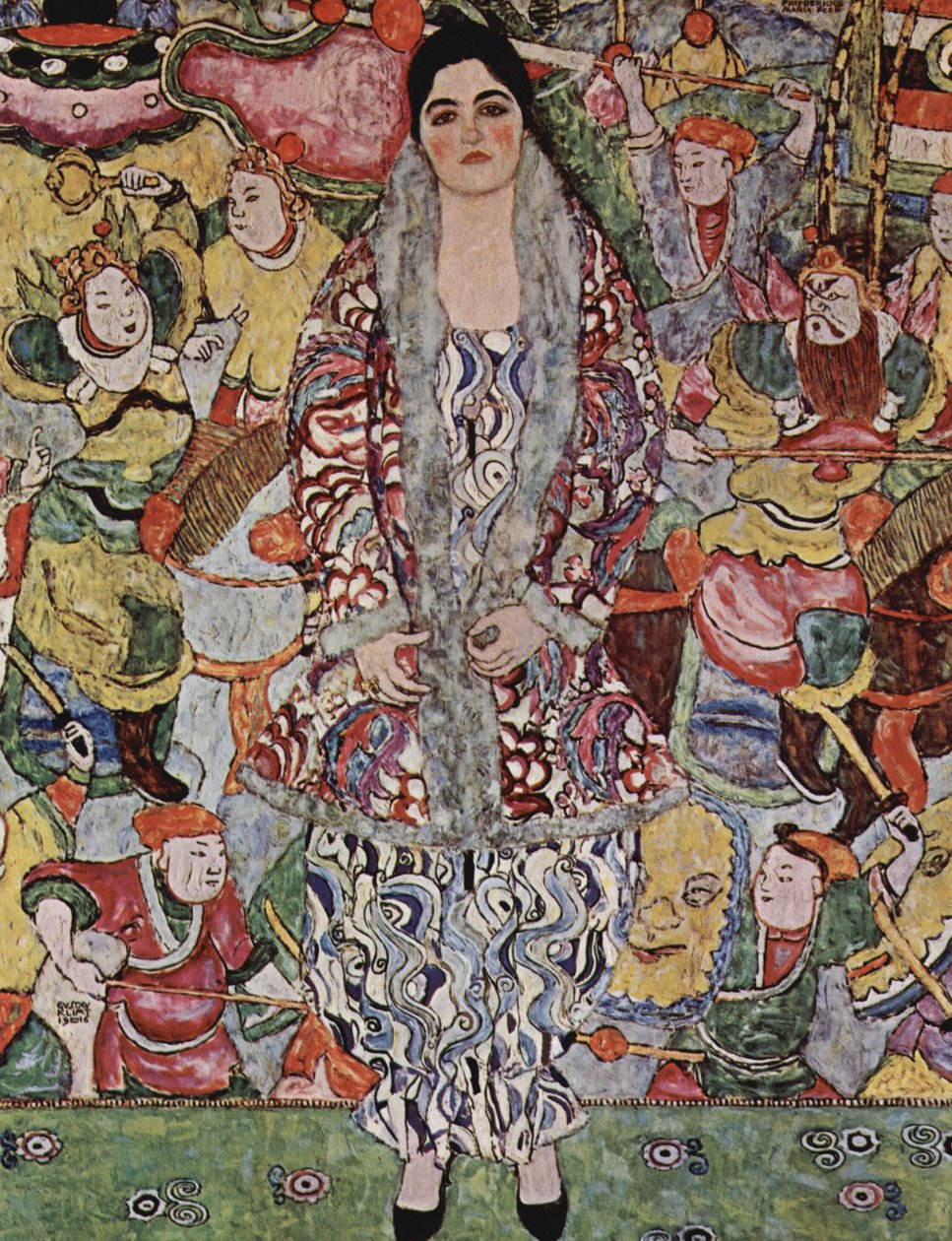Friederike Maria Bira Portresi by Gustav Klimt