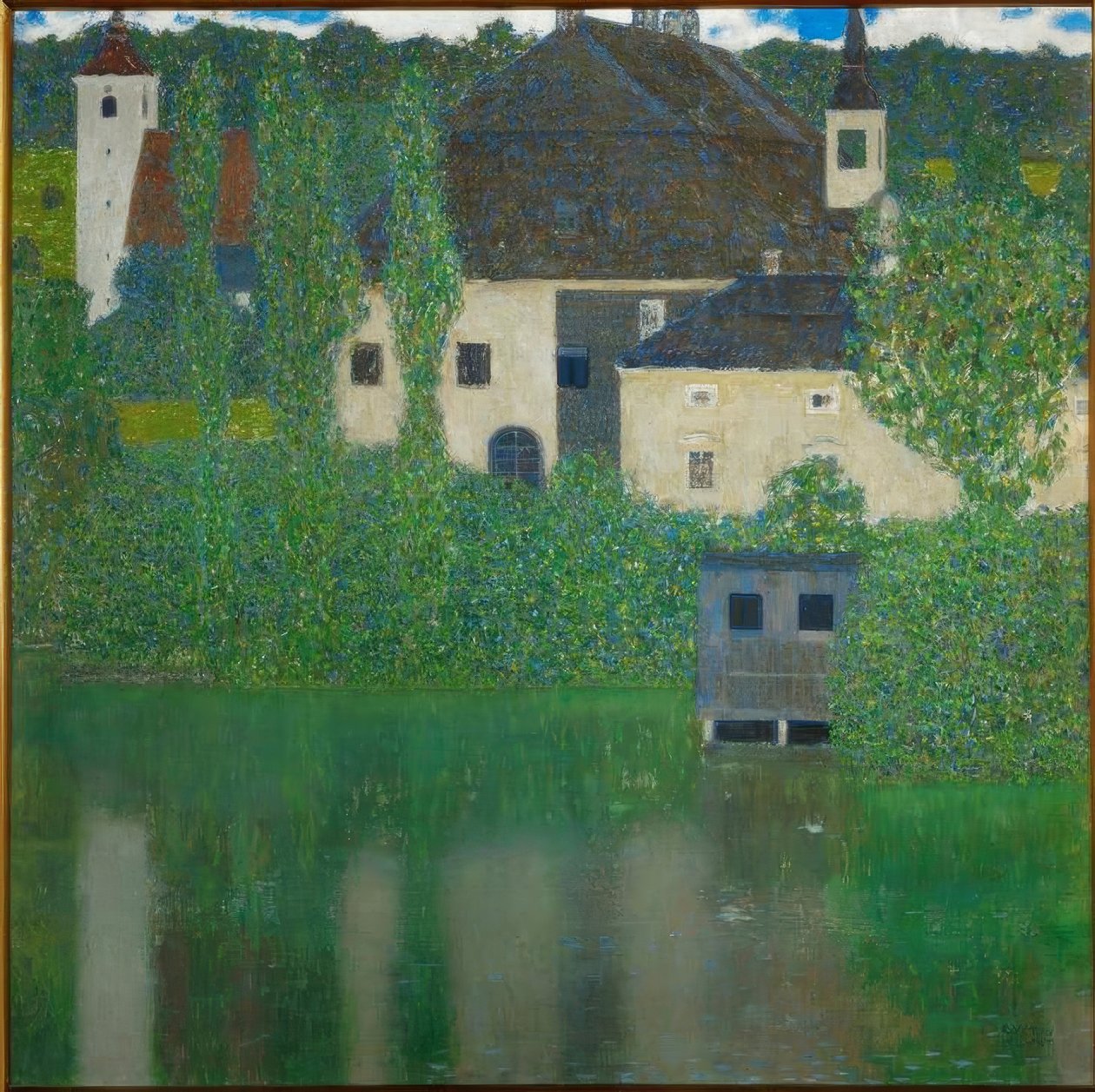 Schloss Kammer am Attersee I by Gustav Klimt