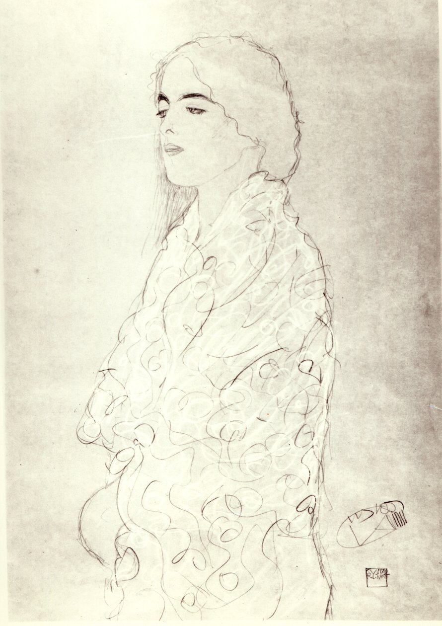 Ayakta Cüppeli Kadın, c.1916 by Gustav Klimt