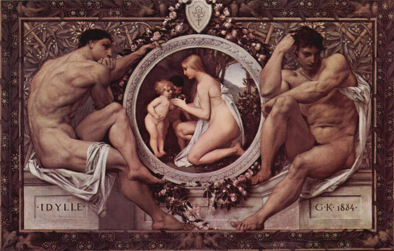 Viyana Ayrılığı by Gustav Klimt