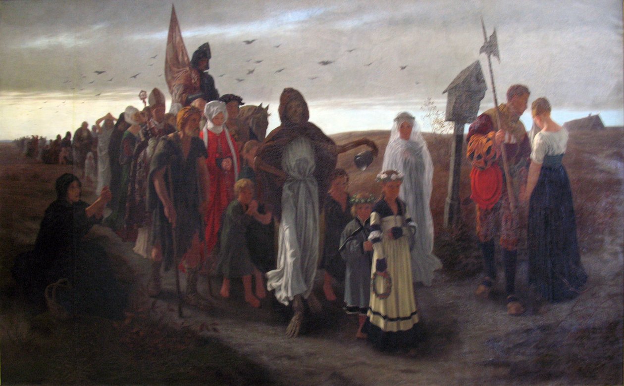 ölüm alayı by Gustav Adolph Spangenberg