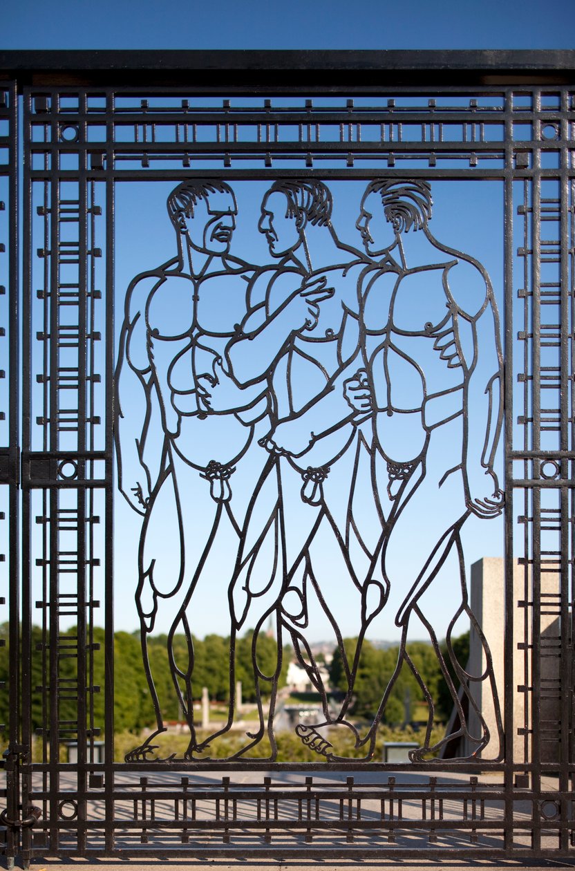 Heykel Parkı Giriş Kapısı (demir) by Gustav Vigeland