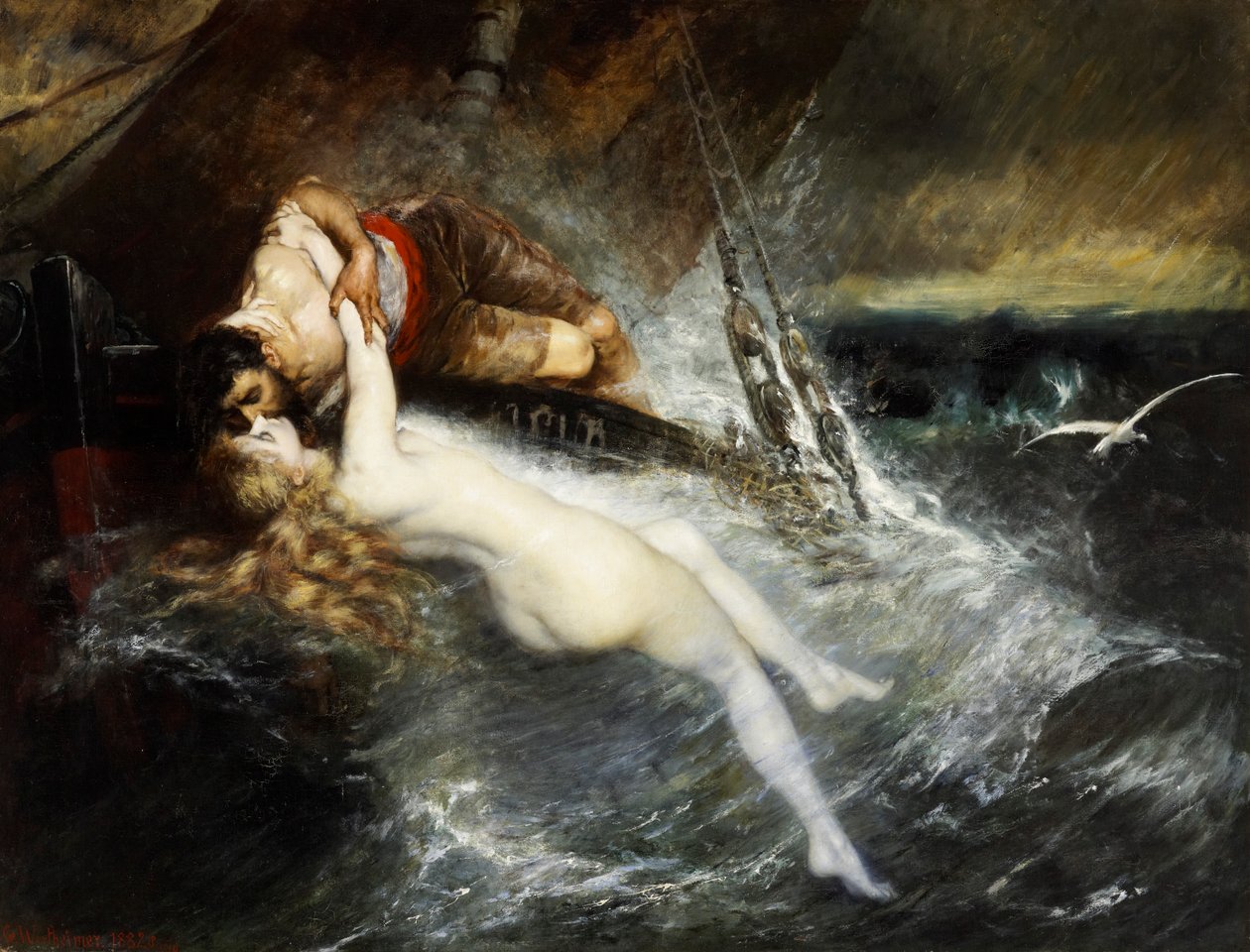 Siren Öpücüğü by Gustav Wertheimer