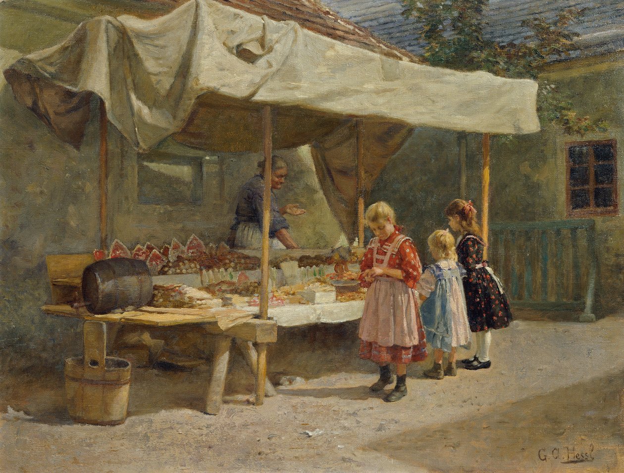 zencefilli kurabiye standında by Gustav Adolf Hessl