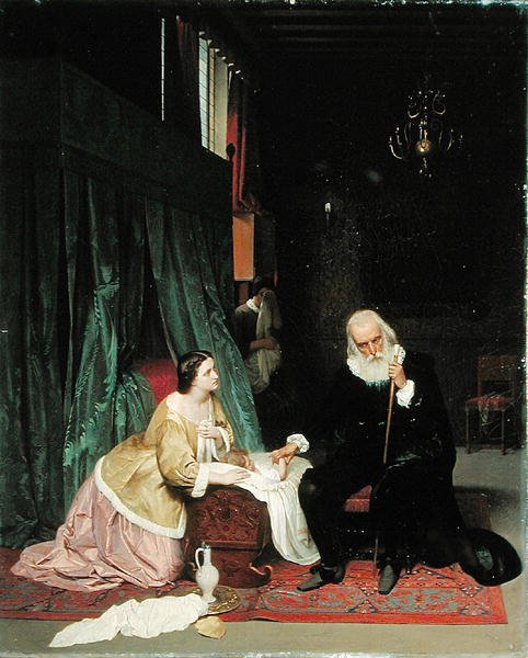 ವೈದ್ಯರ ಭೇಟಿ, 1859 ಟರ್ಕಿ by Gustav Jakovlevich Budkovsky