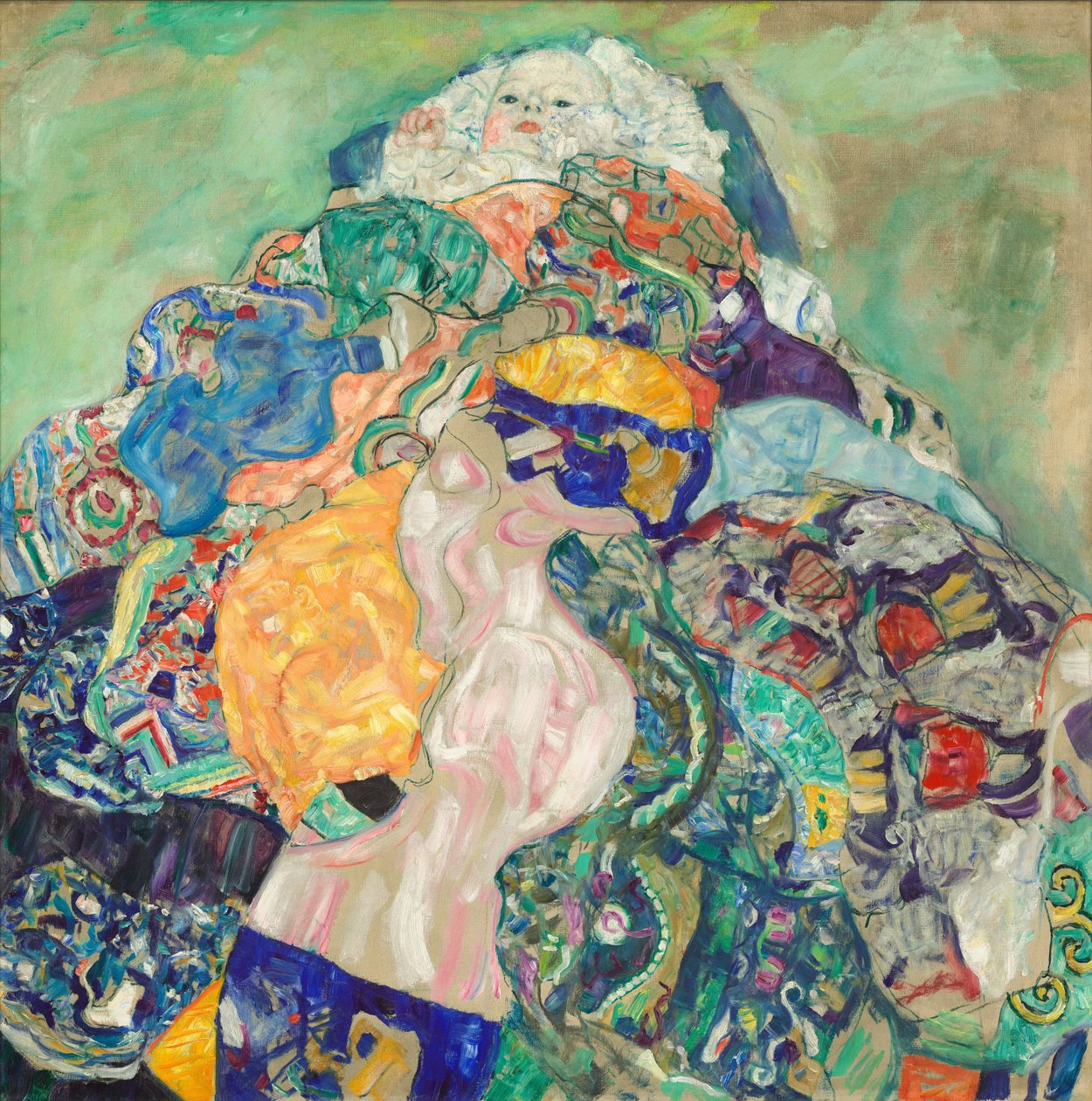 Bebek (Beşik) by Gustav Klimt