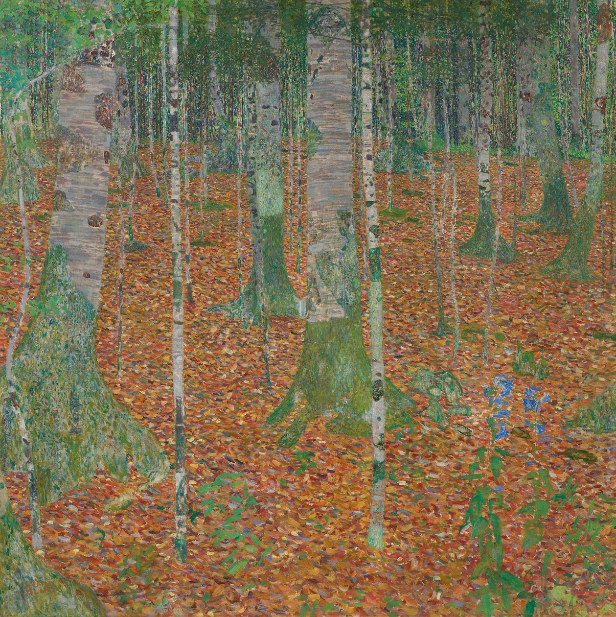 Huş Ormanı by Gustav Klimt