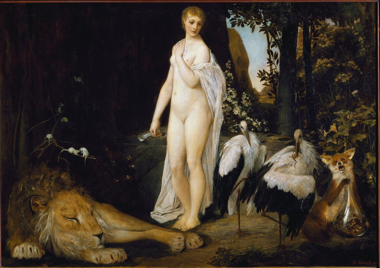 Fabl (tuval üzerine yağlı boya by Gustav Klimt