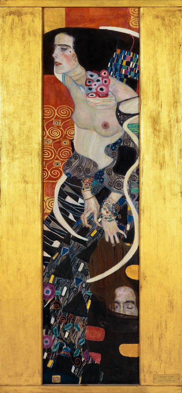 Judith II (Salome), 1909 (tuval üzerine yağlı boya) by Gustav Klimt
