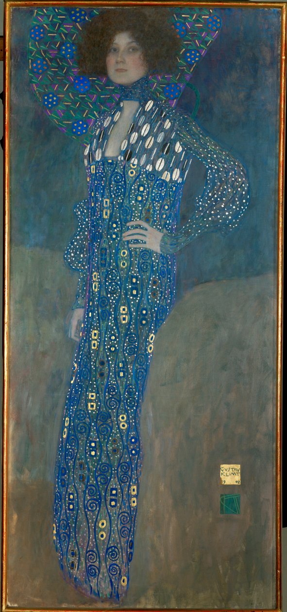Bayan Emilie Floege by Gustav Klimt