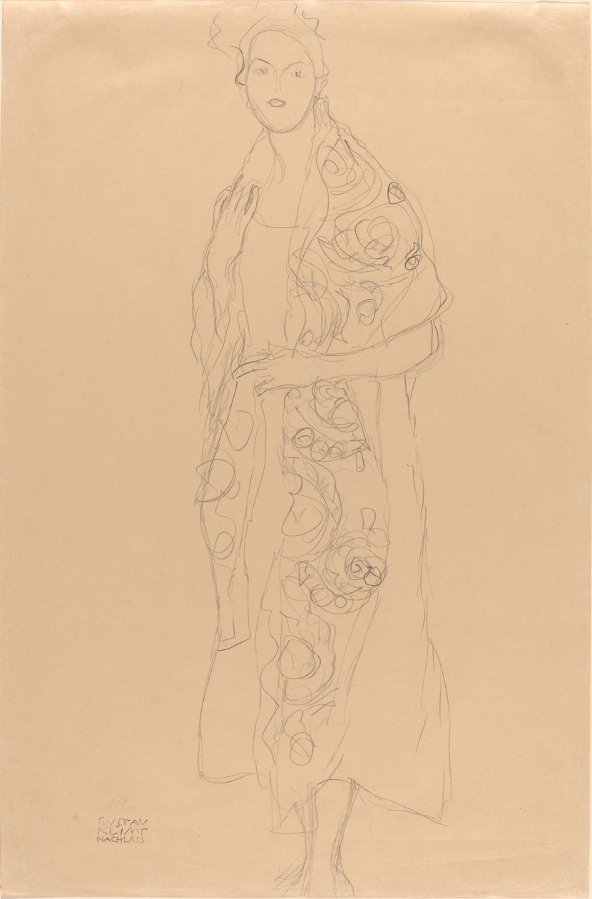 Bir Kadının Portresi by Gustav Klimt