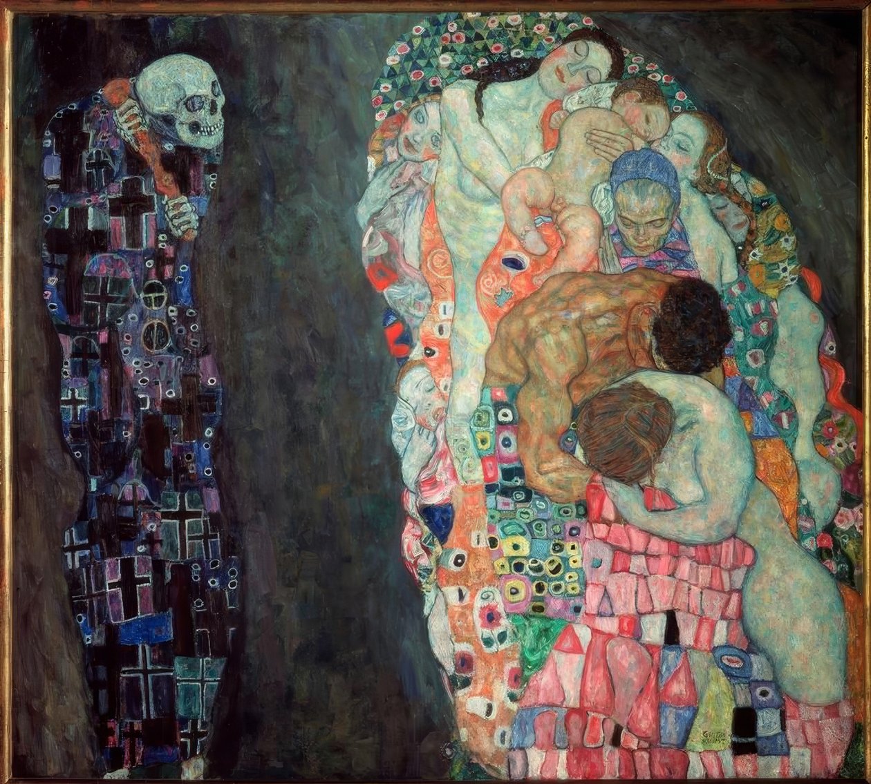 ölüm ve yaşam by Gustav Klimt