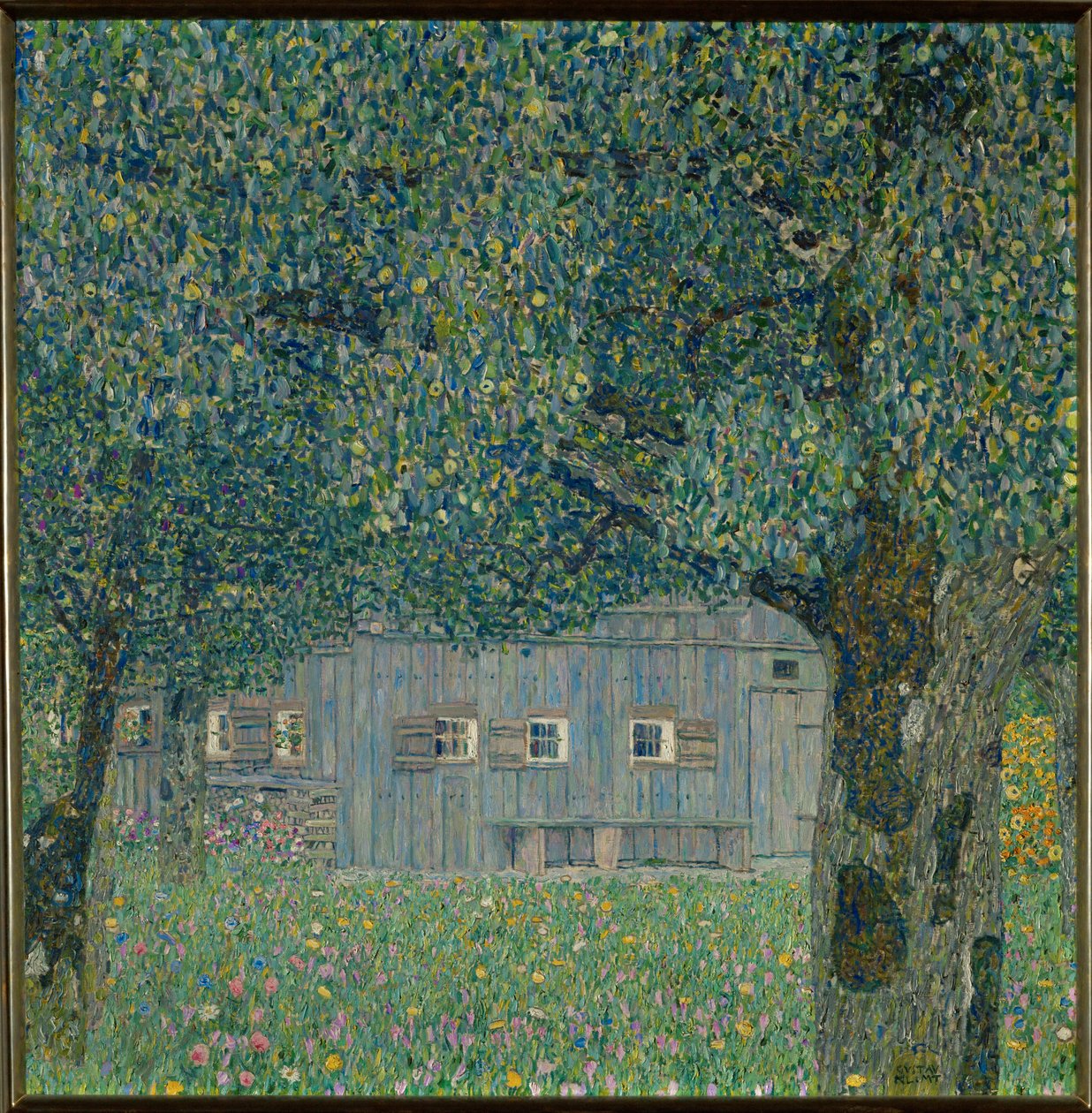 Yukarı Avusturya çiftlik evi by Gustav Klimt