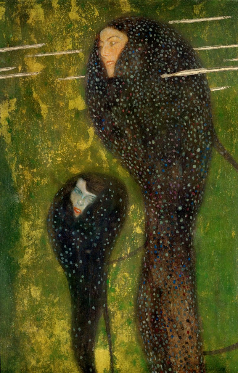 Su perileri - gümüş balığı by Gustav Klimt