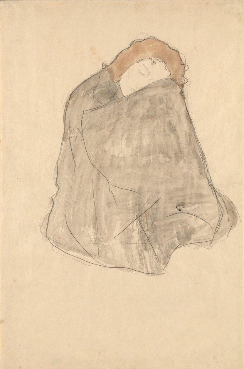 Oturan kadın, 1908-1909 by Gustav Klimt