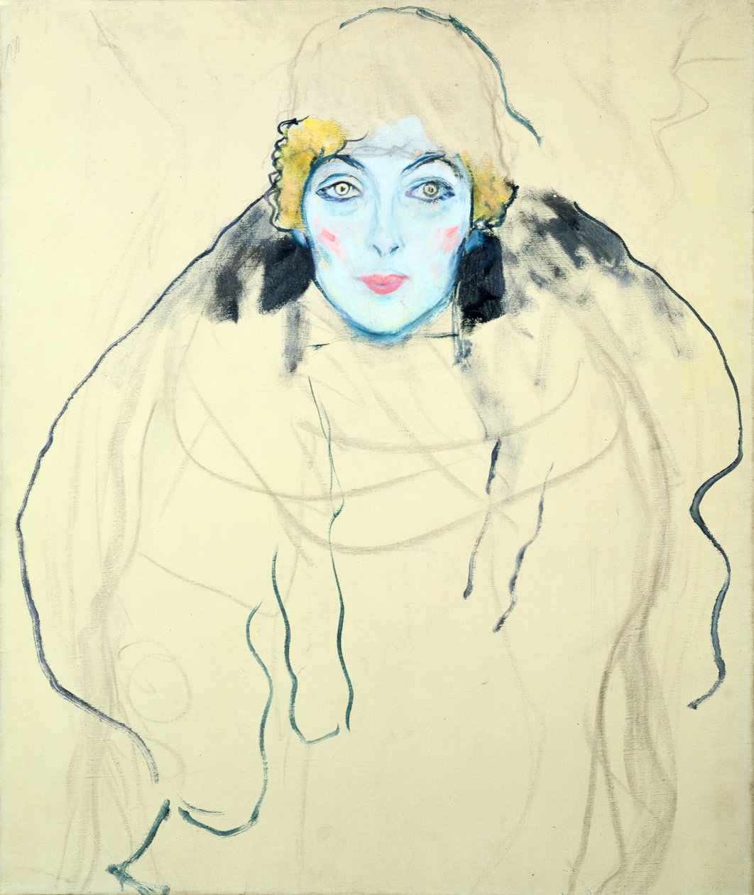 Kadının Başı Kadının Başı, 1917 by Gustav Klimt