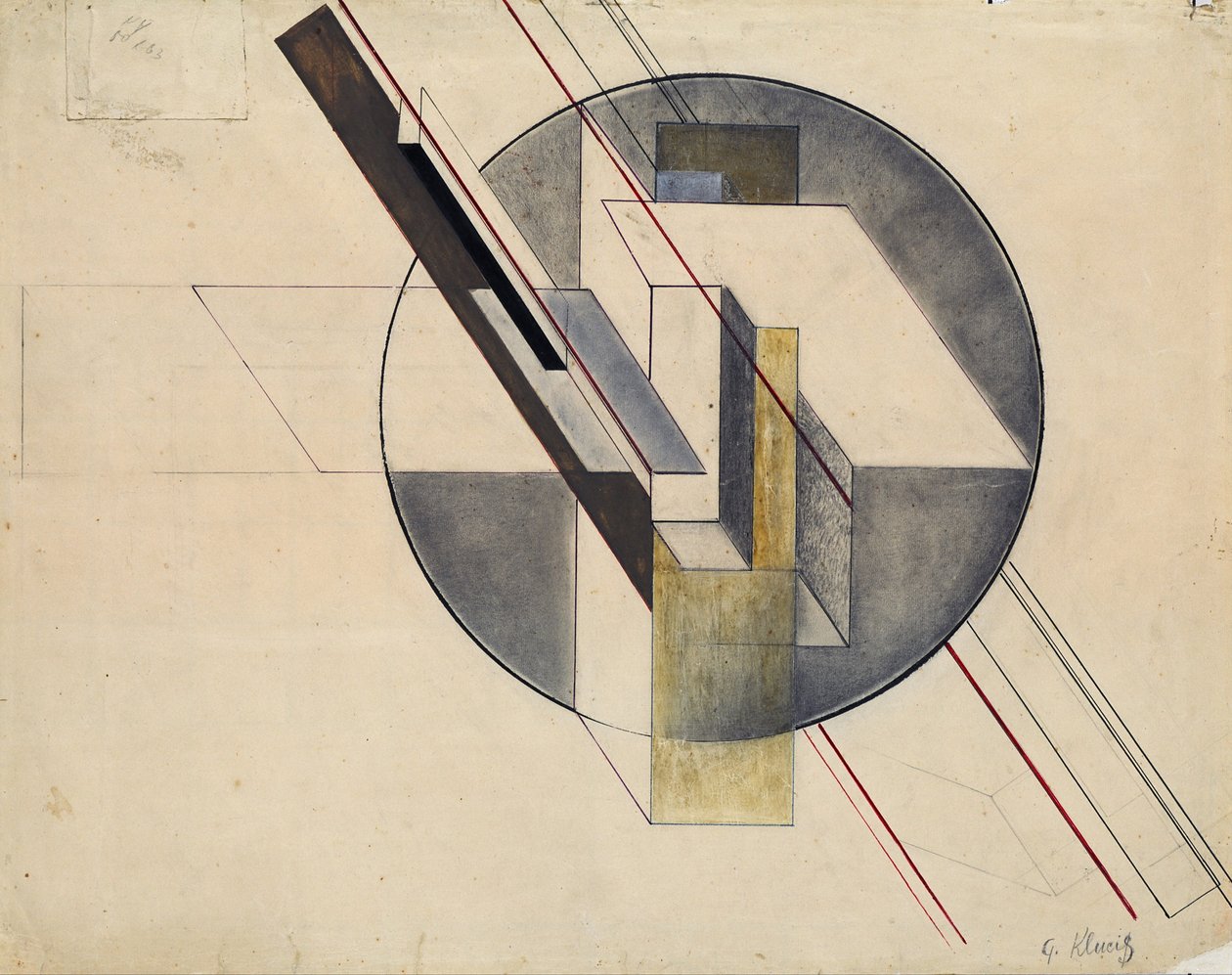 İnşaat, 1921 by Gustav Klutsis