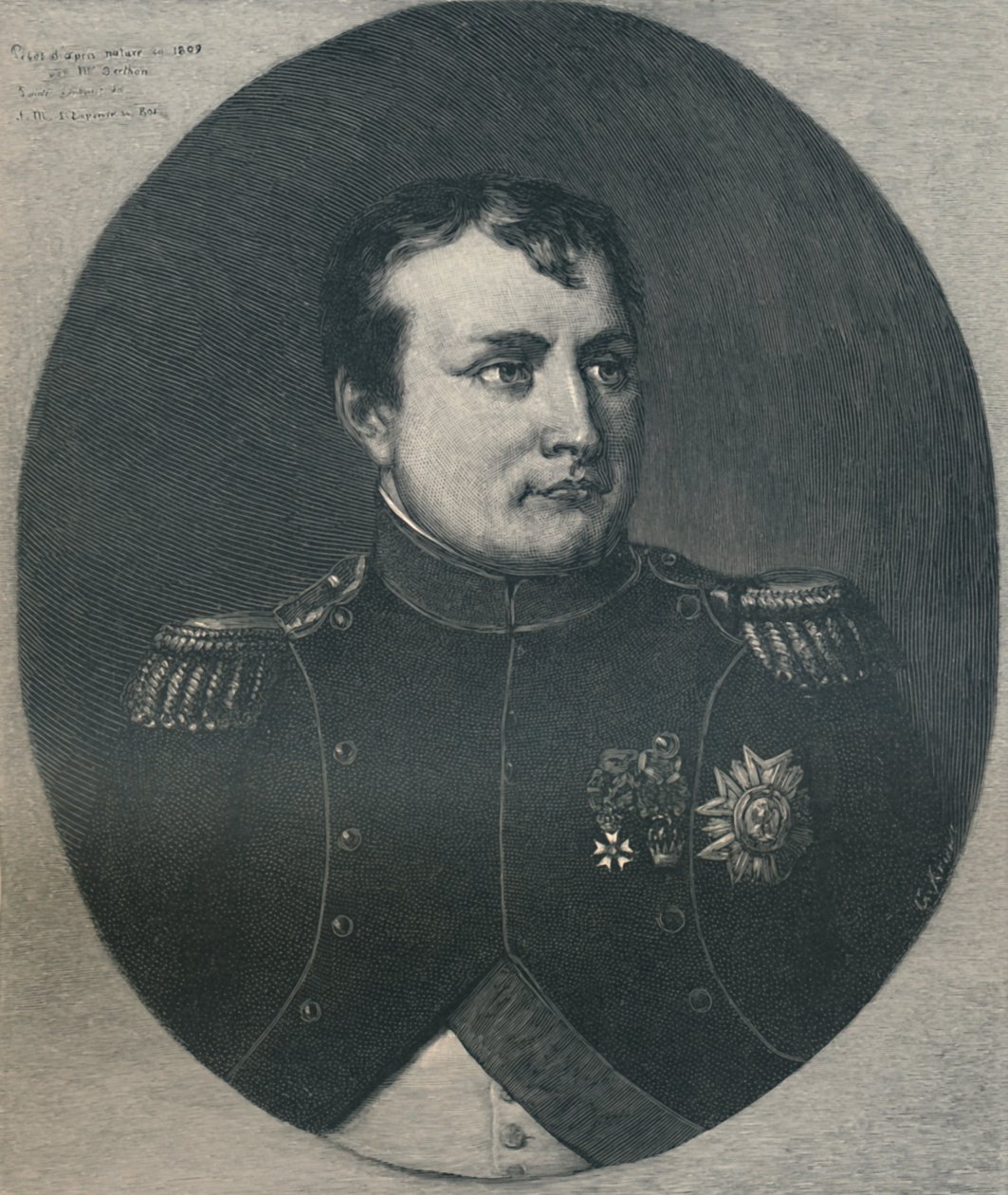 Napolyon Bonapart 1809, 1896 by Gustav Kruell