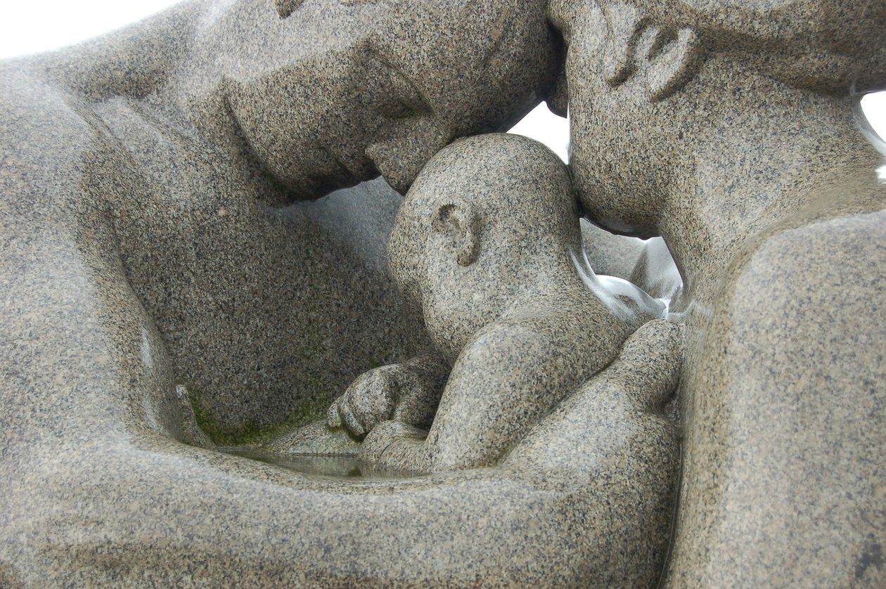 Vigeland Heykel Parkı'ndaki heykeller (fotoğraf) by Gustav Vigeland