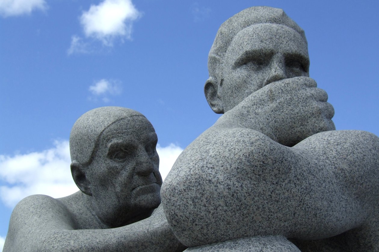 Vigeland Heykel Parkı, Oslo, Norveç, 2006 (fotoğraf) by Gustav Vigeland