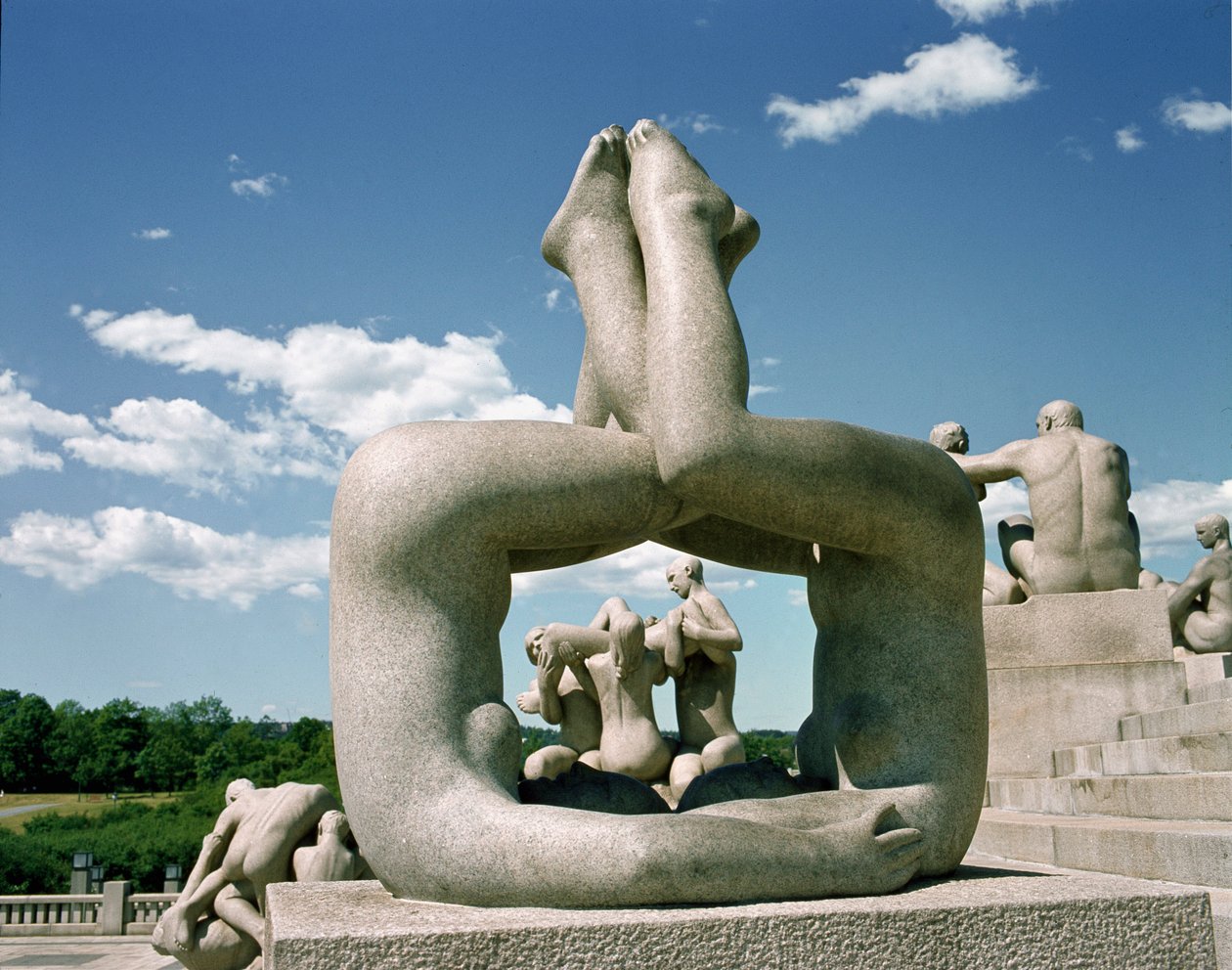 Vigeland enstalasyonu - heykeller by Gustav Vigeland