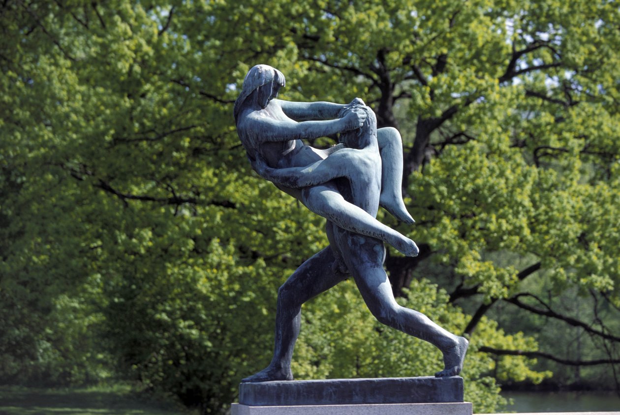 heykel, Frognerparken, Oslo, Norveç, Avrupa by Gustav Vigeland