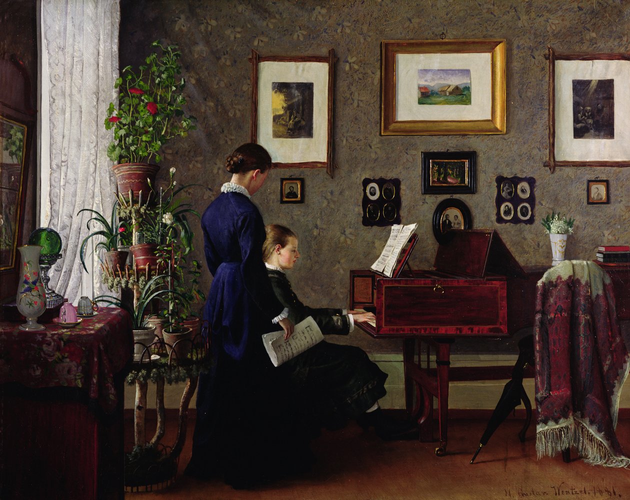 Müzik dersi by Gustav Wentzel
