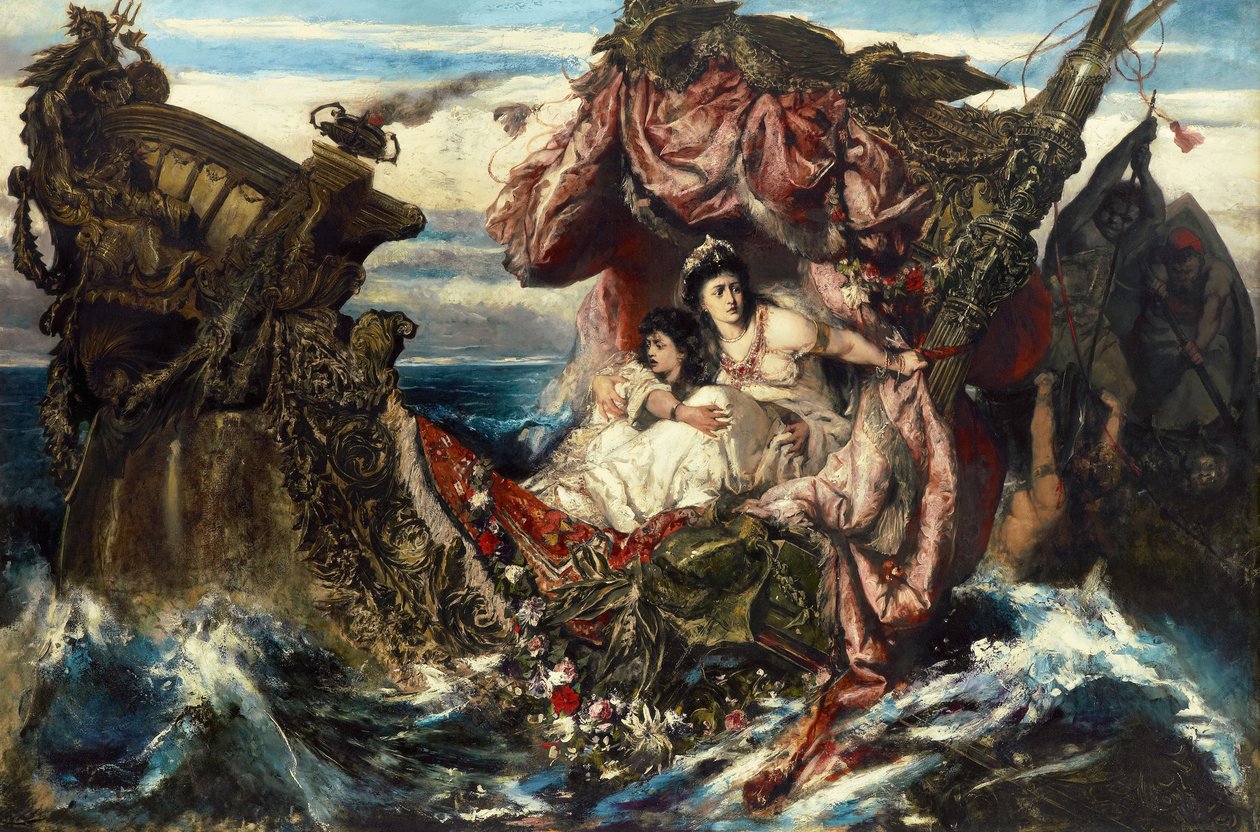 Agrippina Gemi Enkazı by Gustav Wertheimer