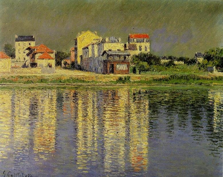 Seine kıyıları by Gustave Caillebotte
