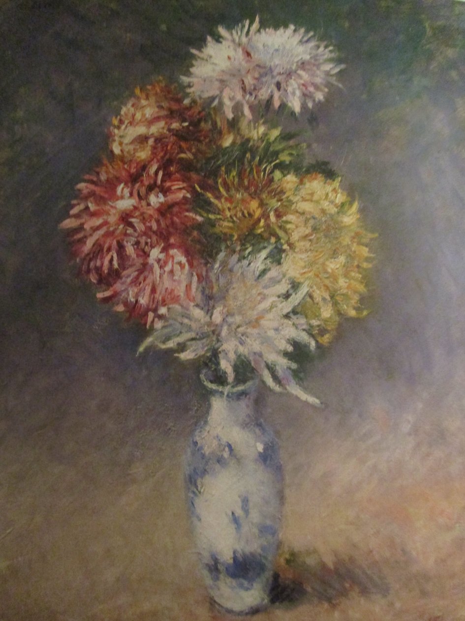 Vazoda Krizantemler (1893) by Gustave Caillebotte