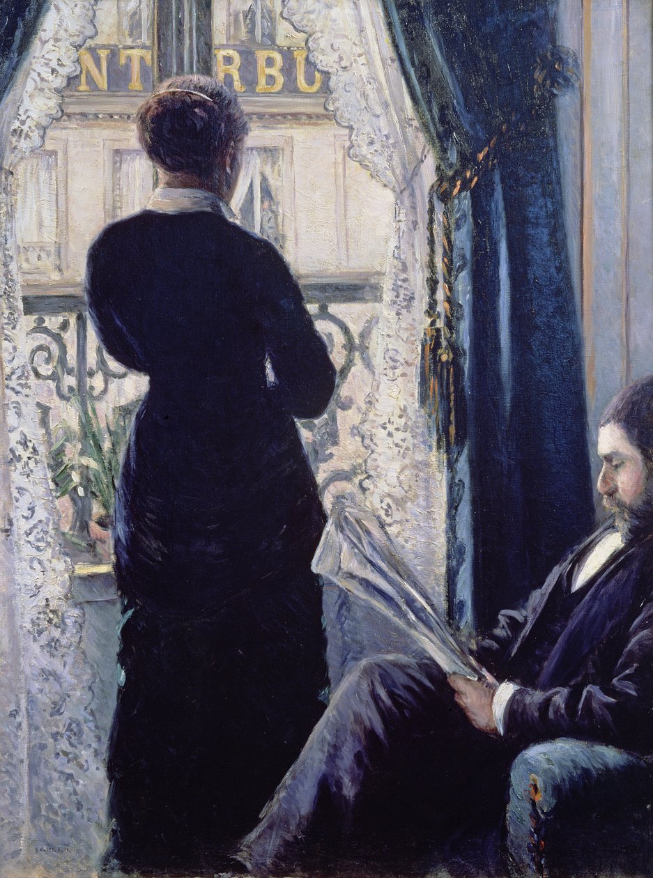İç Mekan, Penceredeki Kadın, 1880 by Gustave Caillebotte