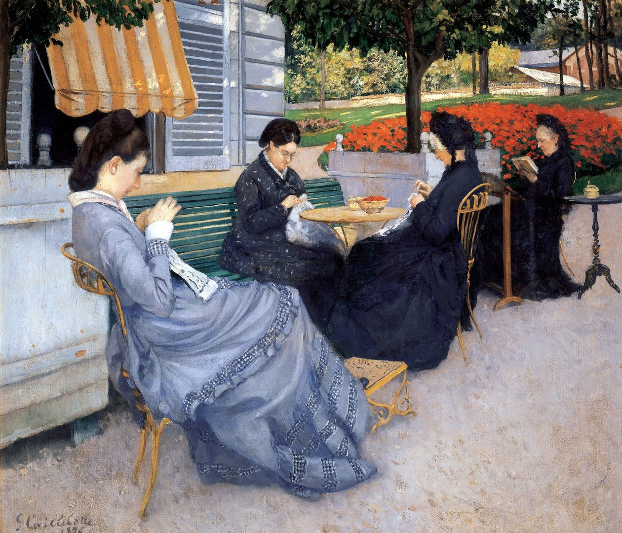Bayan Dikiş, 1848 by Gustave Caillebotte