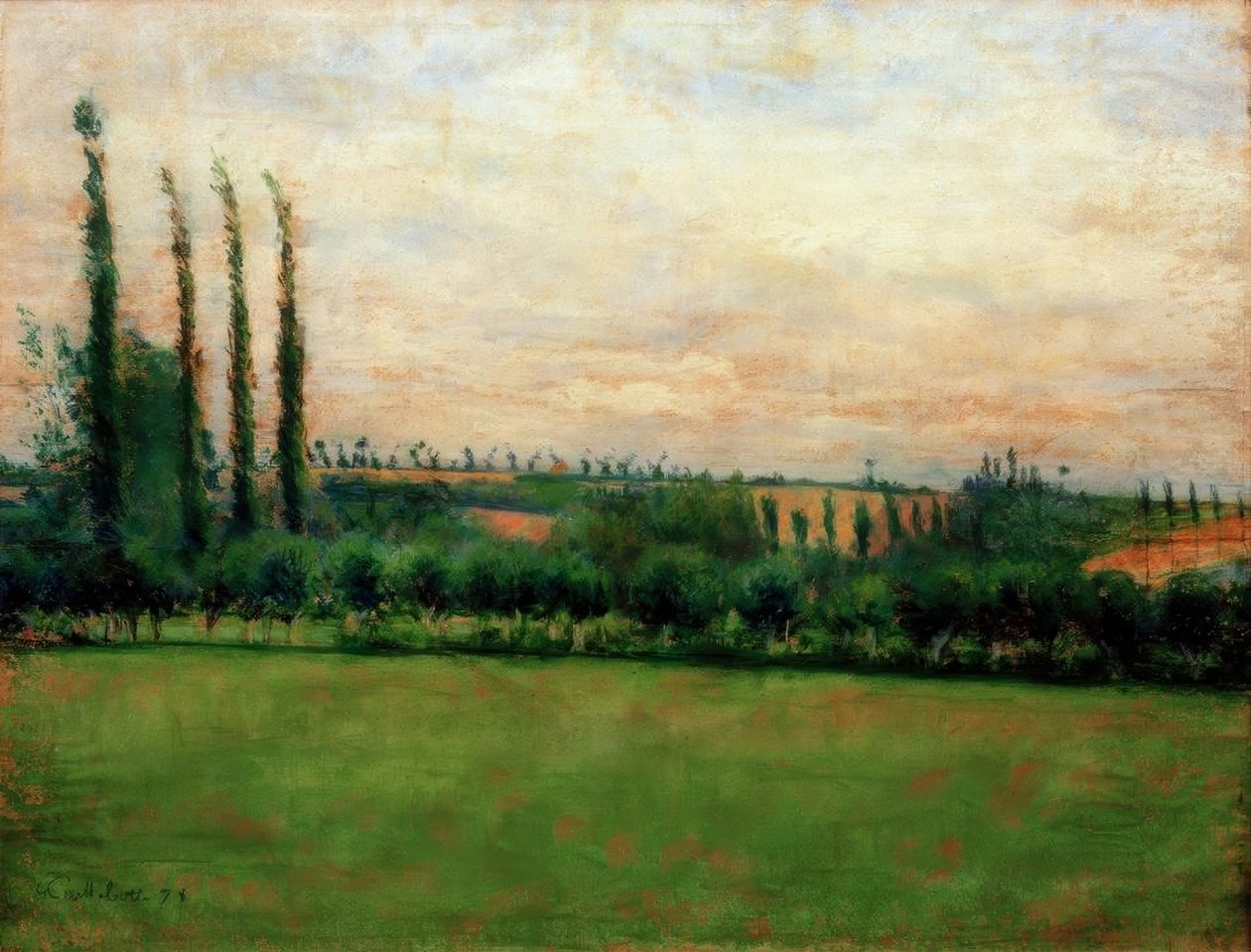 Çayır by Gustave Caillebotte
