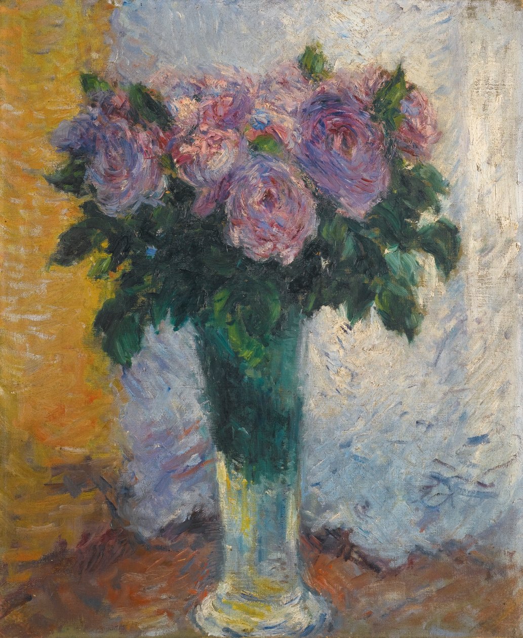 Vazoda güller by Gustave Caillebotte
