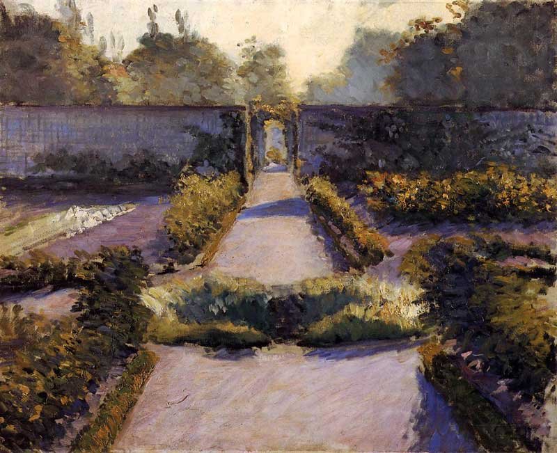Mutfak Bahçesi, Yerres by Gustave Caillebotte